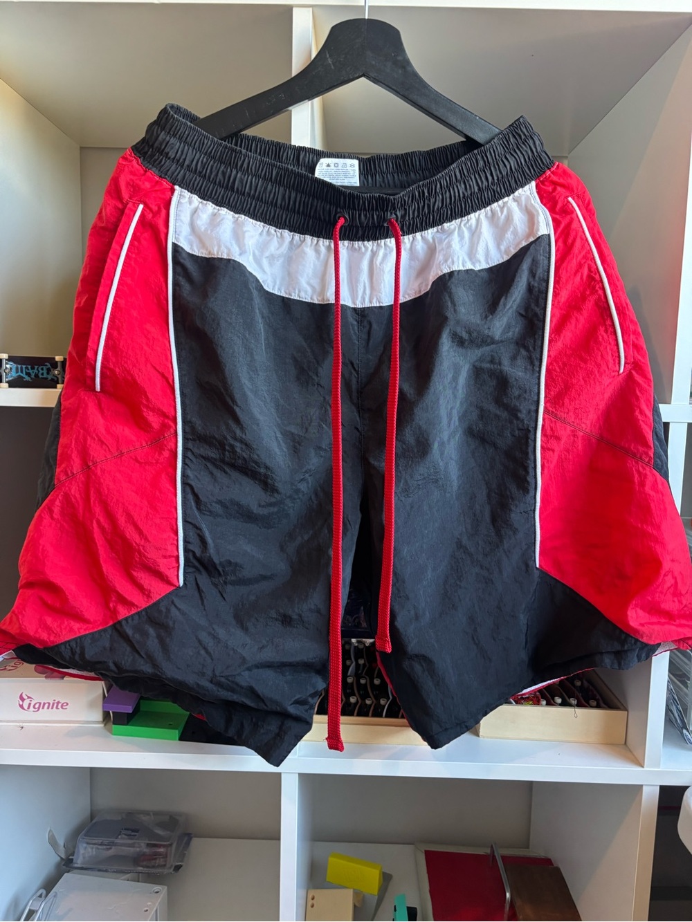 Men's Red & Black Nike Athletic Shorts/swim trunks
